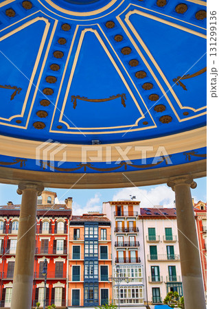 Pamplona Navarra Spain plaza del Castillo square 131299136