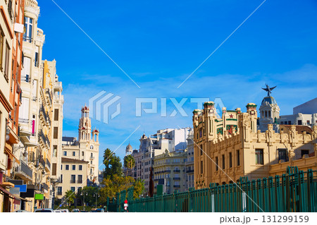 Valencia city railway station from Bailen st Spain 131299159