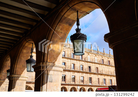 Salamanca Plaza Mayor in Spain 131299242
