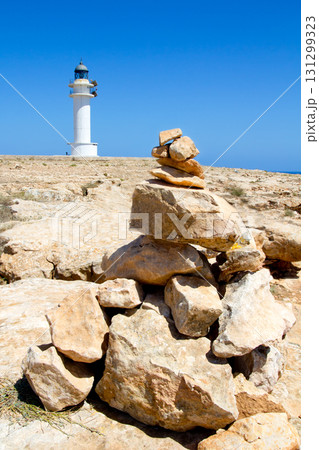 Barbaria formentera Lighthouse make a wish stones Barbaria formentera Lighthouse make a wish stones 131299323