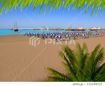 Los Cristianos beach in Arona Tenerife south 131299337