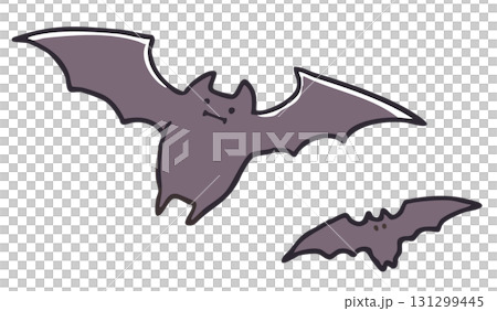 ハロウィンのコウモリ 131299445