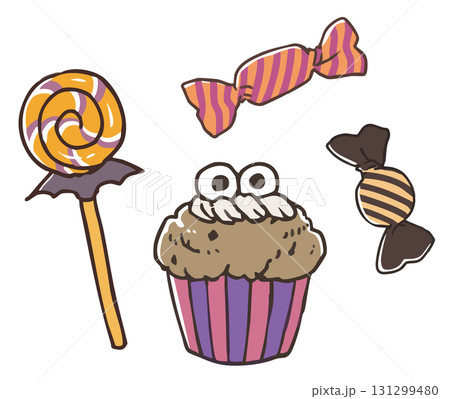 ハロウィンのお菓子 131299480