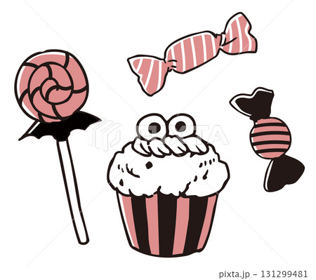 ハロウィンのお菓子_単色 131299481