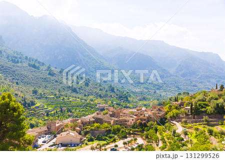 Fornalutx village in Majorca Balearic island Fornalutx village in Majorca Balearic island 131299526