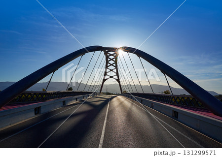Cullera bridge over Xuquer Jucar river of Valencia Cullera bridge over Xuquer Jucar river of Valencia 131299571