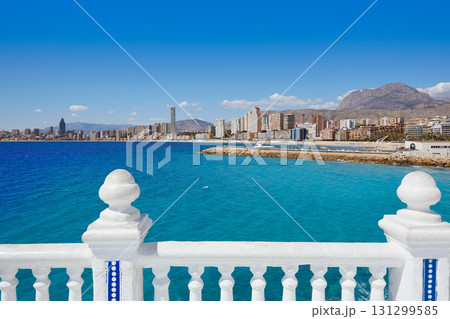 Benidorm Poniente beach in Alicante Spain 131299585