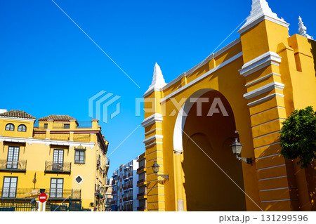 Seville Puerta de la Macarena Arch door Spain 131299596