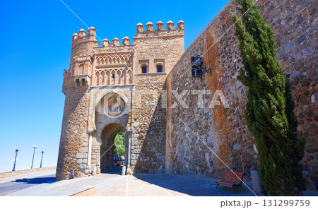 Toledo Puerta del Sol door in Spain Toledo Puerta del Sol door in Spain 131299759
