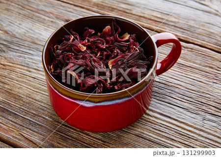 Jamaica flower for herbal iced tea from hibiscus Jamaica flower for herbal iced tea from hibiscus 131299903