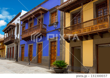 Gran Canaria Teror colorful facades 131300037