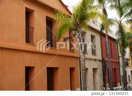 Denia street Loreto facades in Alicante spain Denia street Loreto facades in Alicante spain 131300255