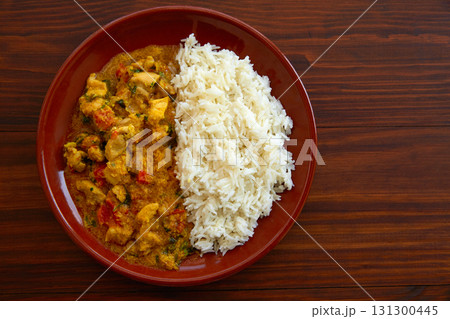 Chicken curry dish indian recipe 131300445