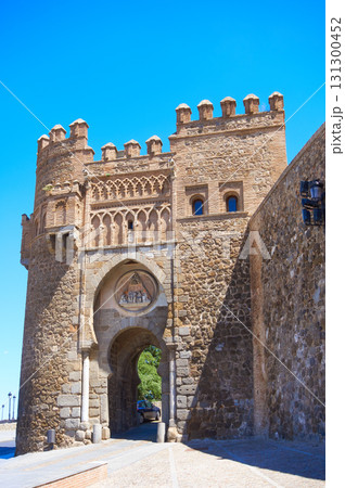 Toledo Puerta del Sol door in Spain 131300452
