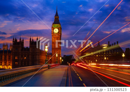 Big Ben Clock Tower in London England Big Ben Clock Tower in London England 131300523