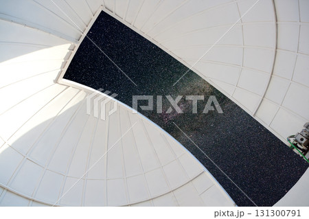astronomical observatory indoor white dome 131300791