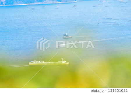 広島県 宮島 弥山山頂からの風景 広島県 宮島 弥山山頂からの風景 131301081