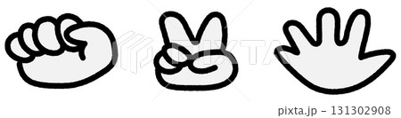 グー チョキ パー じゃんけん グー チョキ パー じゃんけん 131302908