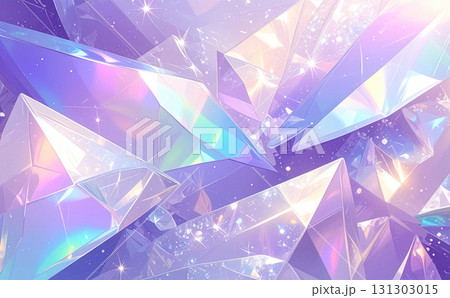 綺麗なクリスタルの背景テクスチャ　　紫 131303015