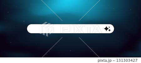 Ai inspired design featuring minimalist search bar with a clean and modern interface 131303427