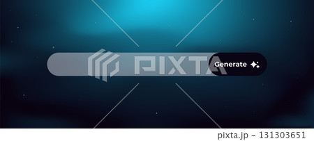 Ai interface search bar with generate button and sparkling icon in a futuristic design Ai interface search bar with generate button and sparkling icon in a futuristic design 131303651