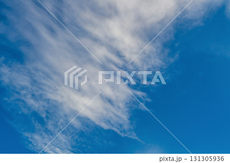 Background photo of sky with spreading streaks of white aerosol sprays from airplanes, look like clouds. Environmental Change and Precipitation Experimental Program Background photo of sky with spreading streaks of white aerosol sprays from airplanes, look like clouds. Environmental Change and Precipitation Experimental Program 131305936