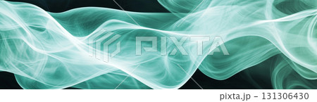 Abstract background with glowing teal lines on black, perfect for digital designs 131306430