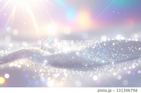 きらめく虹色の幻想的な背景素材のイラスト素材 [131306798] - PIXTA