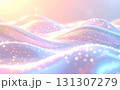 淡い光に包まれた幻想的なきらめく背景 131307279