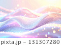 淡い光に包まれた幻想的なきらめく背景 131307280