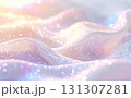 淡い光に包まれた幻想的なきらめく背景 131307281