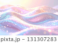 淡い光に包まれた幻想的なきらめく背景 131307283