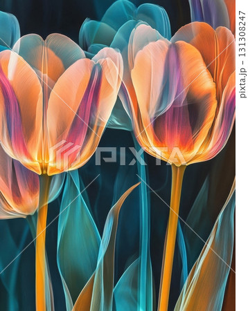 Transparent_tulips_in_a_geometric_Art_Deco_style 131308247