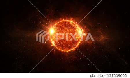 爆発的なエネルギーと神秘を感じさせる太陽系の恒星 131309093