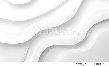 Minimal white background with subtle shapes and soft shadows. Ideal for clean branding, presentations, and modern design projects. 131309847