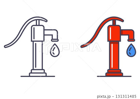 A well with water from underground. A well with water from underground. 131311485