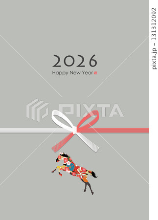 2026年午年年賀状 131312092
