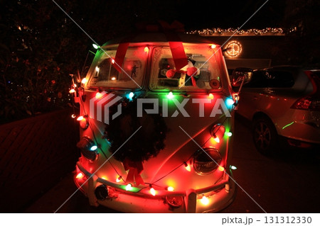 USカリフォルニアSan Carlos豪華クリスマスライトデコレーション USカリフォルニアSan Carlos豪華クリスマスライトデコレーション 131312330