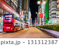香港のメインストリート　夜のネイザンロード 131312387
