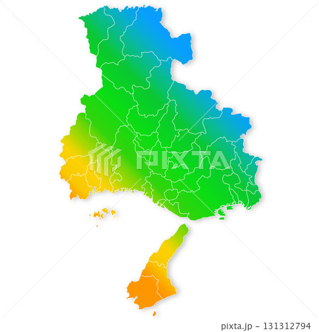 兵庫県と市町村地図 兵庫県と市町村地図 131312794