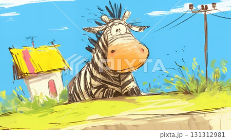 シマウシ（ゼブラ模様の牛）：イグ・ノーベル賞の受賞を記念して