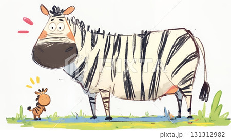 シマウシ（ゼブラ模様の牛）：イグ・ノーベル賞の受賞を記念して