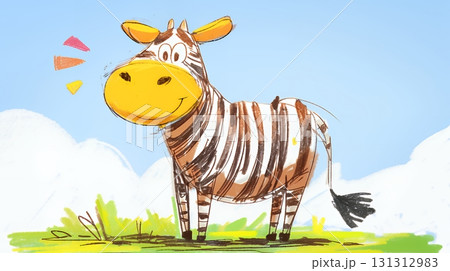 シマウシ（ゼブラ模様の牛）：イグ・ノーベル賞の受賞を記念して