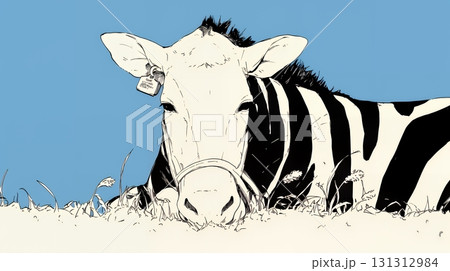 シマウシ（ゼブラ模様の牛）：イグ・ノーベル賞の受賞を記念して