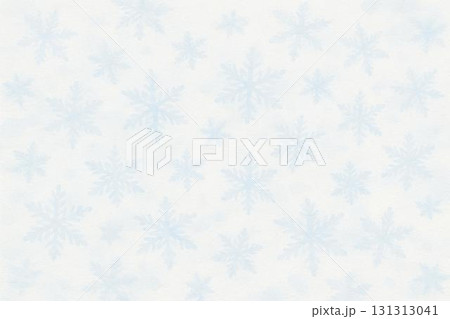 壁紙　背景素材　雪の結晶　水彩画 131313041
