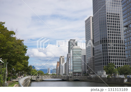大阪 中之島 都市風景 131313189