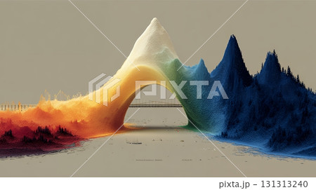 デジタルマトリックスデータ波形が作り出す仮想世界