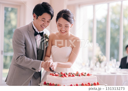 結婚披露宴　ケーキ入刀 131313273