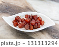 Fried Chinese sausage is popular in Teochew porridge variety of dishes 131313294