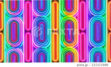 A seamless repeating pattern with rows of hand-drawn wavy U lines background  A seamless repeating pattern with rows of hand-drawn wavy U lines background  131313996